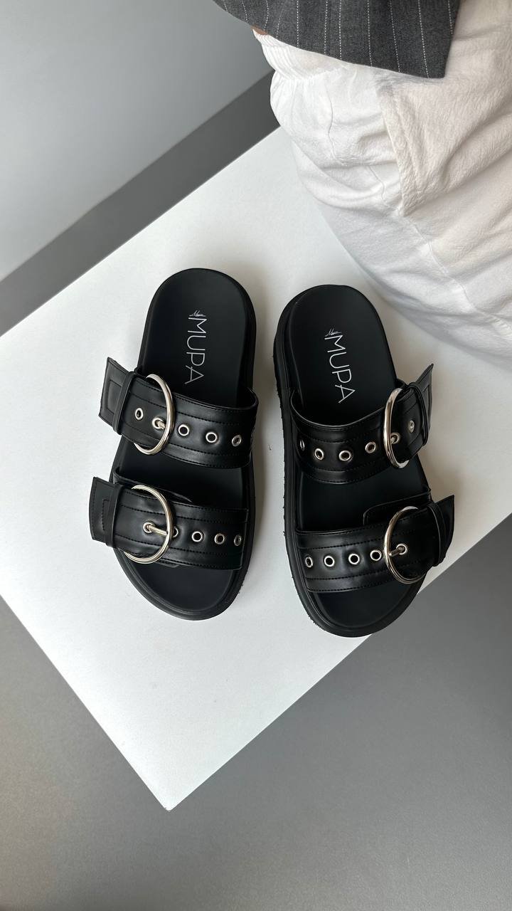 Chaussons Pour Femmes Noir – Image 5