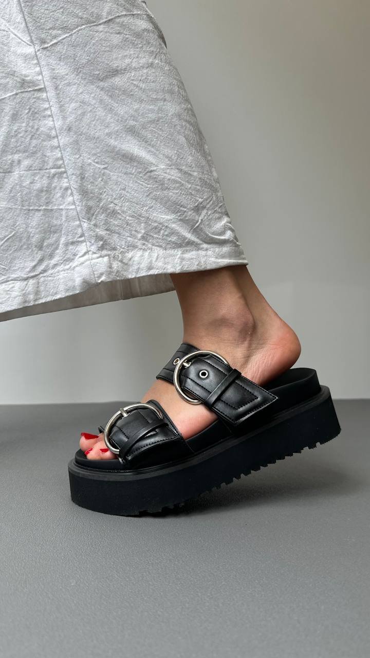 Chaussons Pour Femmes Noir – Image 6